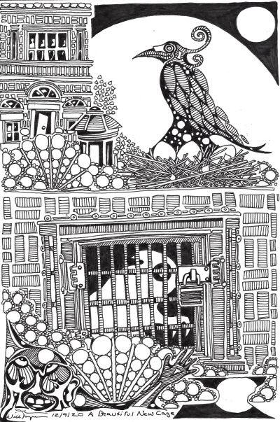 Artwork: A Beautiful New Cage by Will Jacques